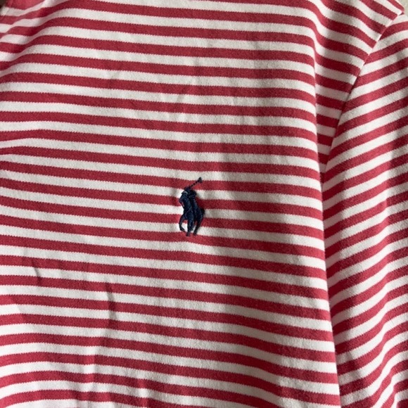 Polo Ralph Lauren - Men’s medium pink and white polo - Picture 3 of 5